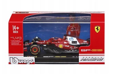 BBURAGO metal, 1:43 FERRARI FORMULA plastik