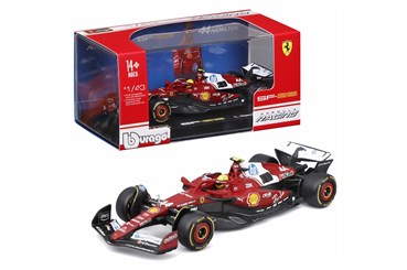 BBURAGO metal 1:43 FERRARI FORMULA Hamilton plasti