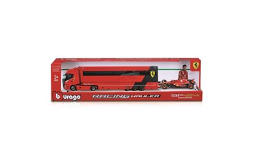 *BBURAGO metal. 1:43 iveco S way,+ Ferrari SF-24