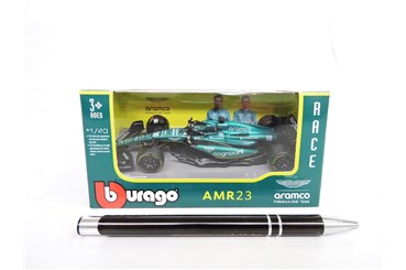 *BBURAGO metal., 1:43, ASTON MARTIN, Aramco, Strol