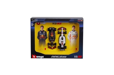 *BBURAGO, metal 1:43 RED BULL FORMULA 2pack