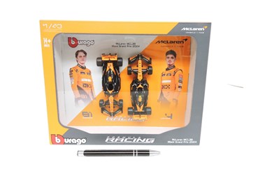 *BBURAGO metal. 1:43 Mclaren MCL38 2024 2pack