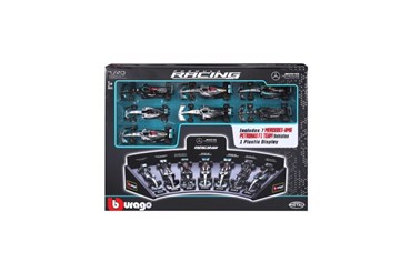 *BBURAGO metal, 1:43 FORMULA 7-PK. AMG
