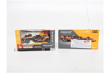 *BBURAGO metal. 1:43 F1 Mclaren MCL 38, TEAM