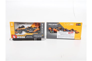 *BBURAGO metal. 1:43 Mclaren F1 MCL38, TEAM