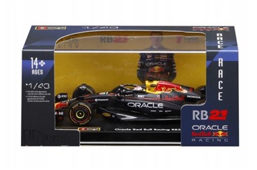 BBURAGO metal, 1:43 FORMULA Verstapen plastik