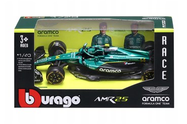 BBURAGO metal, 1:43 ASTON MARTIN AMR25 Stroll