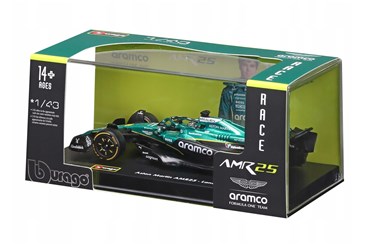 BBURAGO metal,  1:43 ASTON MARTIN AMR25 plastik