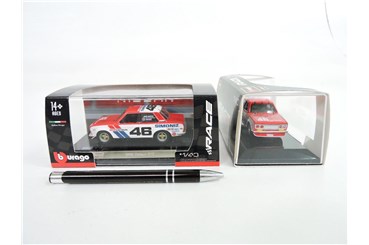 *BBURAGO metal, 1:43, Datsun 510 Bre-red