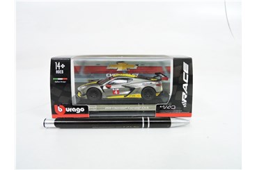 BBURAGO metal., 1:43, RACE Chevrolet corvette