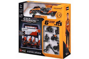 BBURAGO metal, 1:43 FORMULA PIT PASS Mclaren