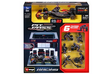 BBURAGO metal, 1:43 FORMULA PIT PASS Tsunoda