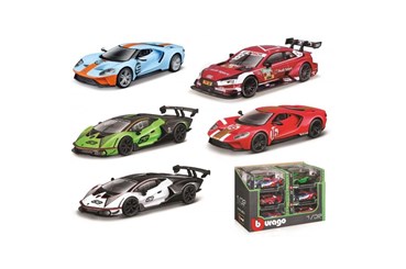 AST. BBURAGO metal. 1:32  RACE RALLY 15cm. KART.