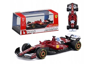 BBURAGO metal, 1:64 FERRARI FORMULA Ferari plastik