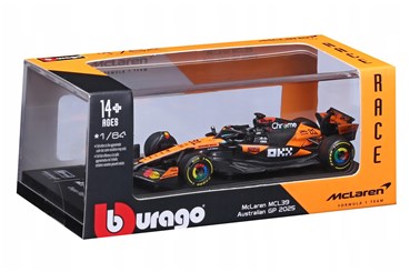 *BBURAGO metal, 1:64 FORMULA MClaren plastik