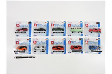 AST. BBURAGO metal. 1:64 AUTO METAL 6cm.   blist.