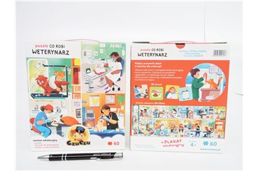 CZUCZU Puzzle Co robi Weterynarz, 60 el.