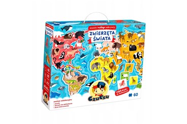 CZUCZU Puzzle Małego odkrywcy Zwierzęta świata