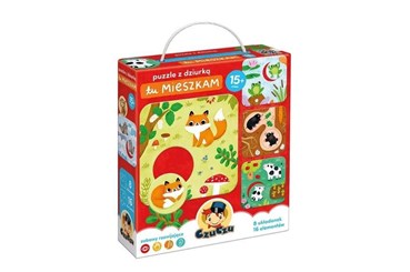 CZUCZU Puzzle z dziurką Tu mieszkam