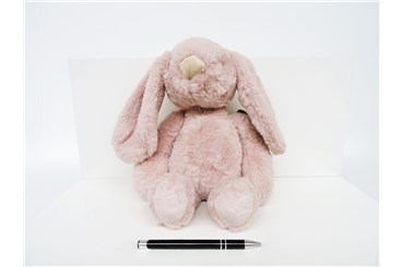 *PLUSZ królik, 35 cm,  CHARLOTTE,  pudrowy