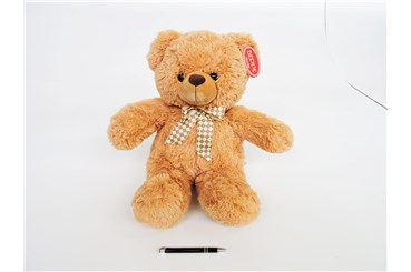 *PLUSZ Miś Buddy brąz., z kokard.,58 cm