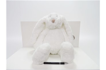 *PLUSZ królik, 28 cm, MISSIMO, biały