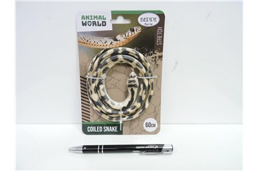 Wąż gumowy, beż.-brąż., 60 cm
