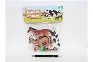 ZWIERZĘTA, plast., farma, 3+,       worek