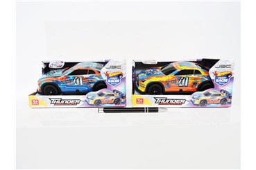 AST. AUTO wyścigowe plast. tunder , 2 kol.,   kart