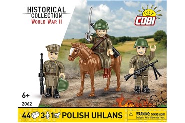 *COBI KLOCKI 44 el. Polscy ułani, 3 figurki
