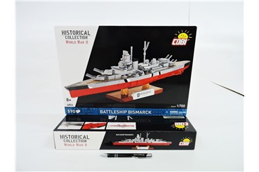 COBI KLOCKI 590 el. statek BATTLESHIP BISMARCK