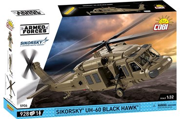 KLOCKI COBI ARMED FORCES UH-60 BLACK HAWK 918 KL.