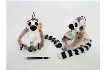 PLUSZ lemur mały, 18 cm