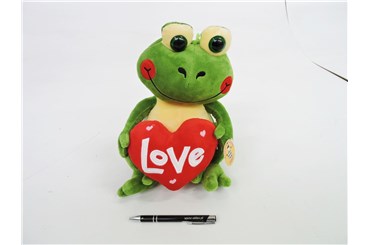 *PLUSZ Żaba z Sercem 30 cm
