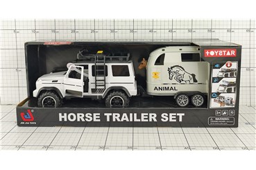 TERENÓWKA + PRZYCZ., do przewozu koni, św/dźw.