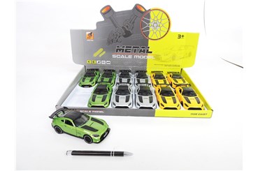AUTO x 12 metal. sportowe, 14,5 cm, 3 kol., displ.