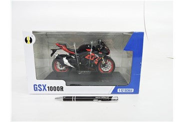 MOTOCYKL 1:12 Suzuki GSX1000R, św/dźw