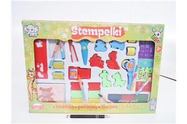 STEMPELKI, 30x45 cm, zest., 5+, zwierz.,     kart.