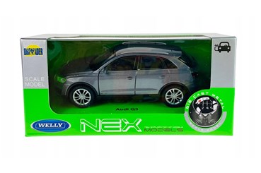 WELLY 1:34 Audi Q3 2013 srebrne