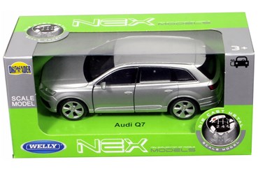 WELLY 1:34 Audi Q7 2015 srebrne