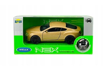 WELLY 1:34 Bentley Continental Supersports złoty