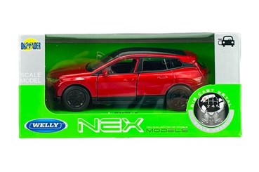 WELLY 1:34 BMW iX czerwone