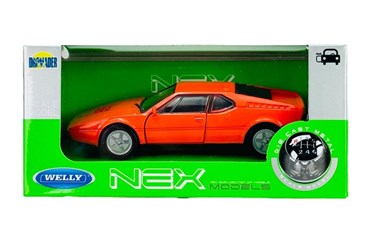 WELLY 1:34 BMW M1 pomarańczowy
