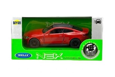 WELLY 1:34 BMW M4 Czerwone