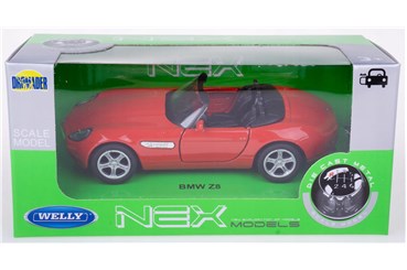 WELLY 1:34 BMW Z8 czerwony