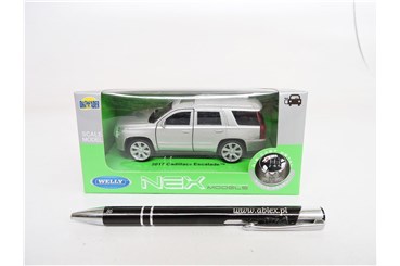 WELLY 1:34 Cadillac Escalade 2017 srebrny