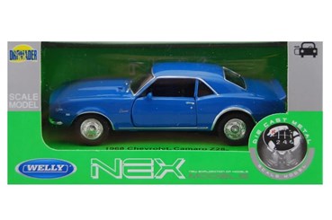WELLY 1:34 Chevrolet Camaro Z28 1968 niebieski