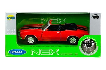 WELLY 1:34 Chevrolet Chevelle SS 454 1971 czerwony