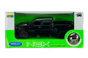 WELLY 1:34 Chevrolet Silverado 2017 czarny