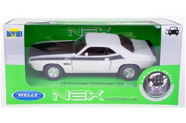 WELLY 1:34 Dodge Challenger T/A 1970 biały